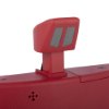 Close up of the red doorsense plunger part showing red and grey colours on a white background