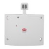 Front view of the white doorsense showing a rectangular shape with a small attached component at the top