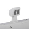 Close-up image of a white doorsense showing a small white plunger part with two black rectangles