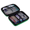 Decakit1 Deca Med Outdoor First Aid Kit open case showing organised contents inside mesh compartments
