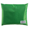 Green fabric pouch rear view of Decakit4 Deca Med Small First Aid Kit with barcode label visible