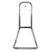 ultrafire single chrome fire extinguisher stand showing front bracket a in polished chrome finish on white background