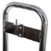 Part of the ultrafire single chrome fire extinguisher stand showing the top bracket a with screws and a pin