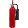 a side image showing the red cylinder and black frost free horn 