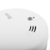 Close-up of the sounder on a Kidde Firex mains powered optical smoke alarm alkaline battery backup