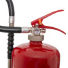 Close-up image showing the red handle and pressure gauge of the Tgffwc6 Thomas Glover Fluorine Free 6Ltr Wet Chemical Fire Extinguisher Handle