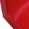 Close up of the bend detail on the red ultrafire double premium stand showing smooth edges and surface texture