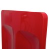 top view of the red ultrafire double premium stand showing smooth edges and glossy finish