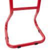 red metal base of the ultrafire extinguisher stand red single shown from the bottom angle