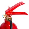 Close-up of the handle and trigger mechanism on the ultrafire 2kg co2 extinguisher