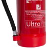 bottom view of the ultrafire 6l water extinguisher showing base and part of hose connection