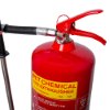 Top view of the red ultrafire 6l wet chemical extinguisher showing handle and pressure gauge