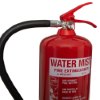 Close up of the gauge on a 3ltr water mist showing the pressure reading and red handle