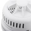 Closeup of the sounder part of the ultrafire radio interlinked 10yr battery heat alarm showing vents and circular design