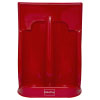 a front shot of the UltraFire double fire extinguisher in red