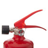 a close up of the extinguisher handle and nozzle