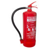 An angled view of a 6ltr red water mist extinguisher