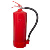 a back view of the red 6ltr water mist fire extinguisher