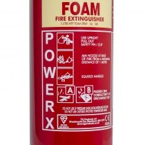 Suitable for fires involving flammable solids and liquids