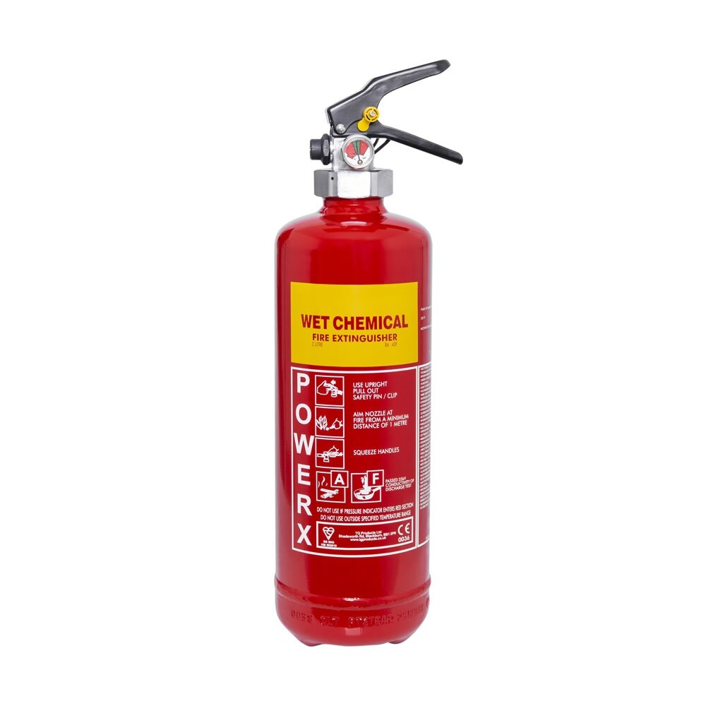 PowerX 2ltr Wet Chemical Fire Extinguisher