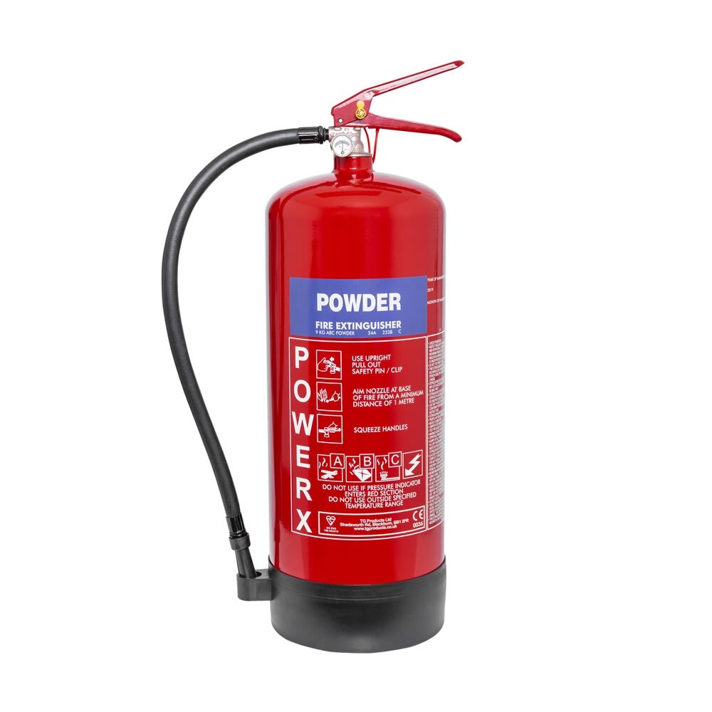 PowerX 9kg Powder Fire Extinguisher
