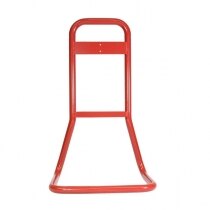 Single fire extinguisher stand finished in a red powder coat