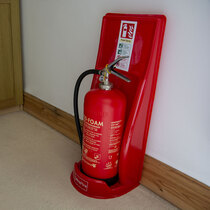 High impact plastic to keep your extinguisher protected