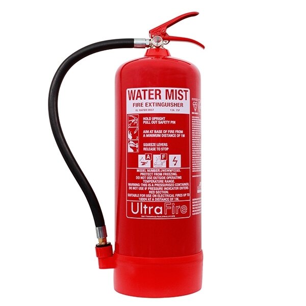 6ltr Water Mist Fire Extinguisher